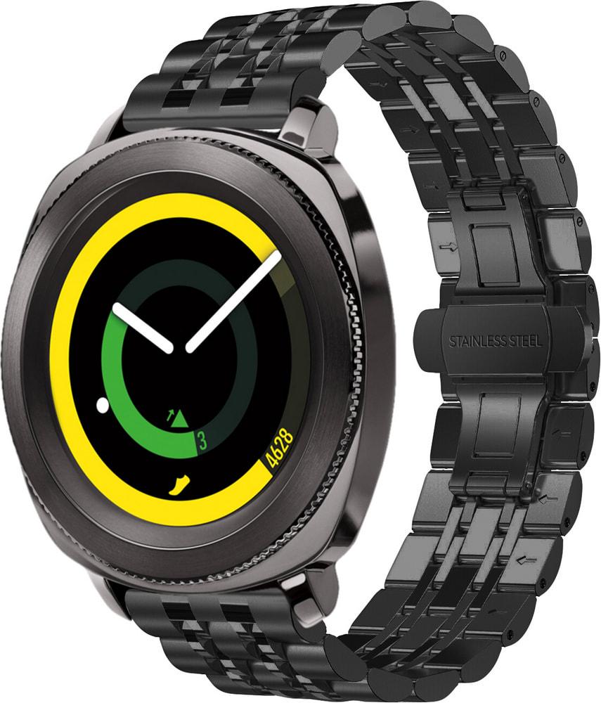 Браслет металлический Spinye для Samsung Gear Sport Black (29161-2B)