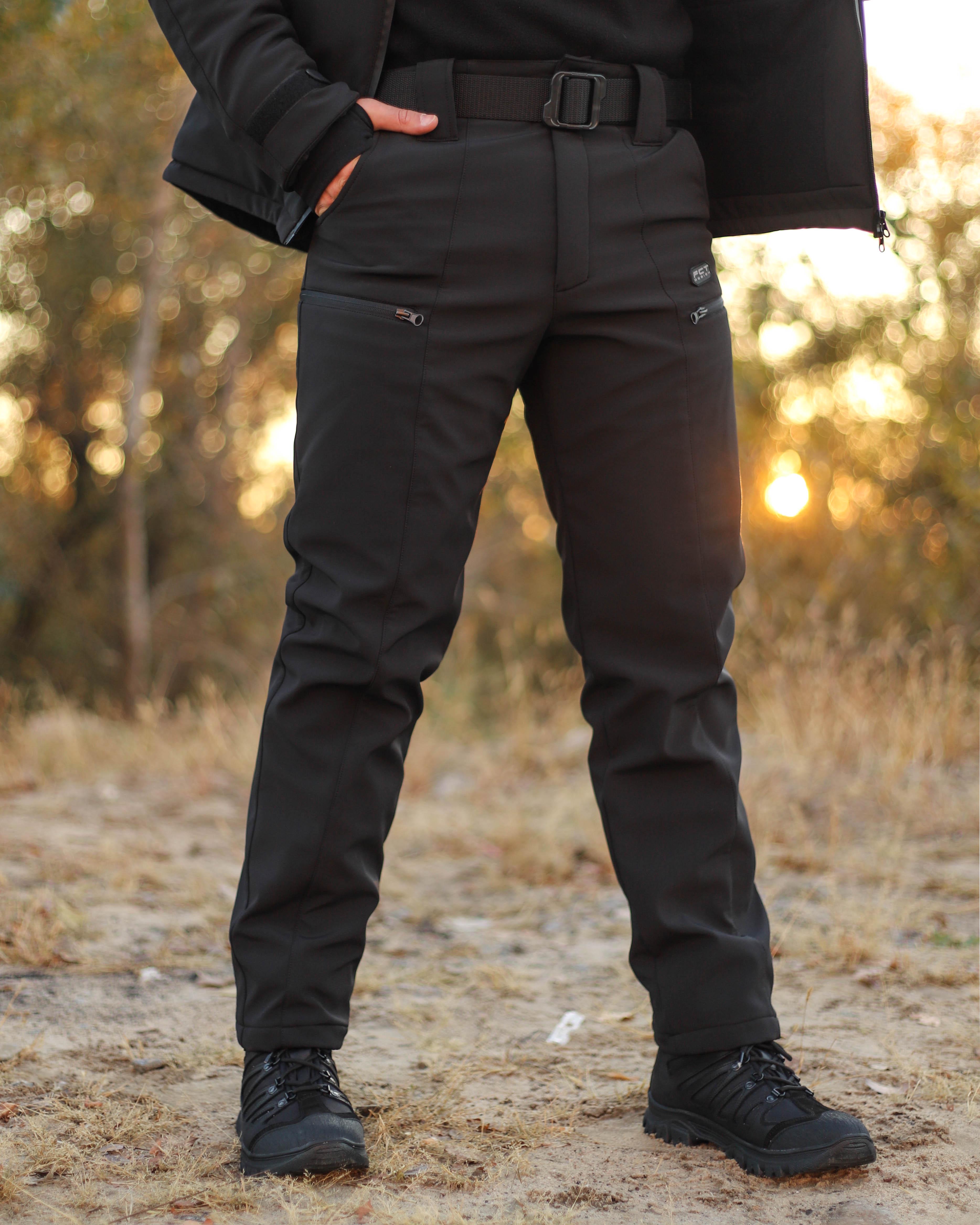 Брюки зимние FCT Design Софтшелл р. 60-62 Черный