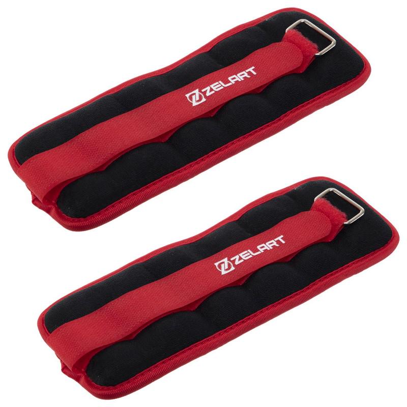Обтяжувачі-манжети для рук та ніг Zelart Pro 2х0,5 кг Червоний (FI-2502-1_Красный) - фото 2 Обтяжувачі-манжети для рук та ніг Zelart Pro 2х0,5 кг Червоний (FI-2502-1_Красный) - фото 2