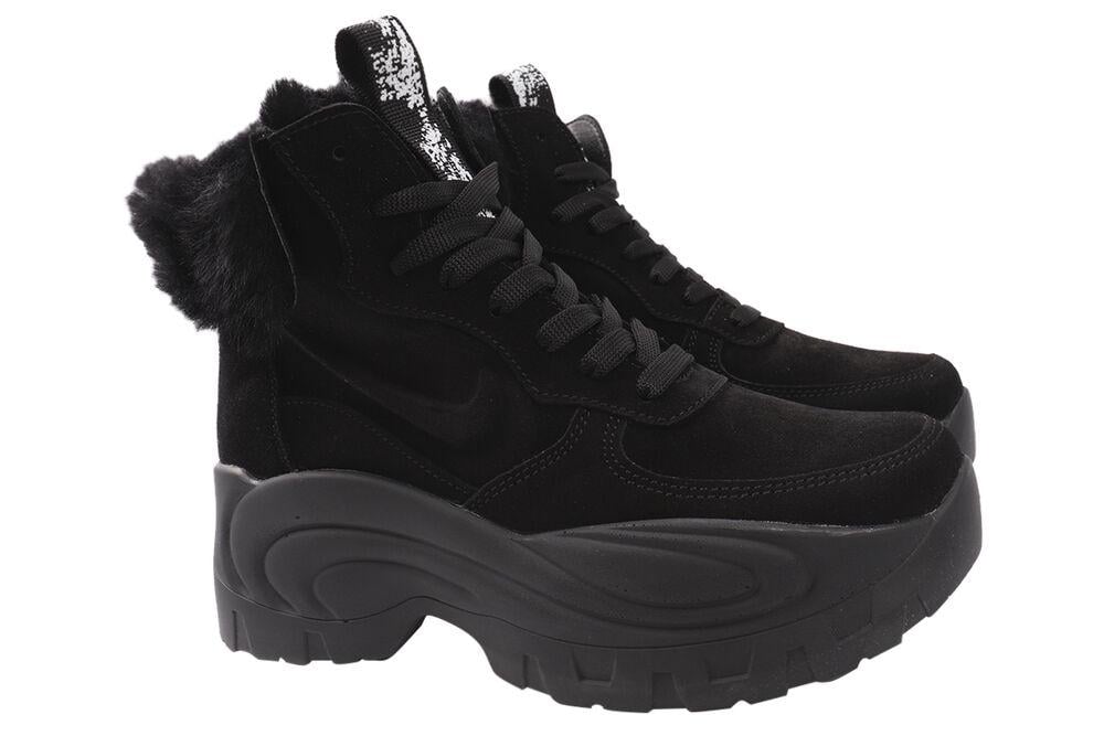 Черевики жіночі Best Vak із замші на платформі р. 37 Чорний (46-21ZHS) Черевики жіночі Best Vak із замші на платформі р. 37 Чорний (46-21ZHS)