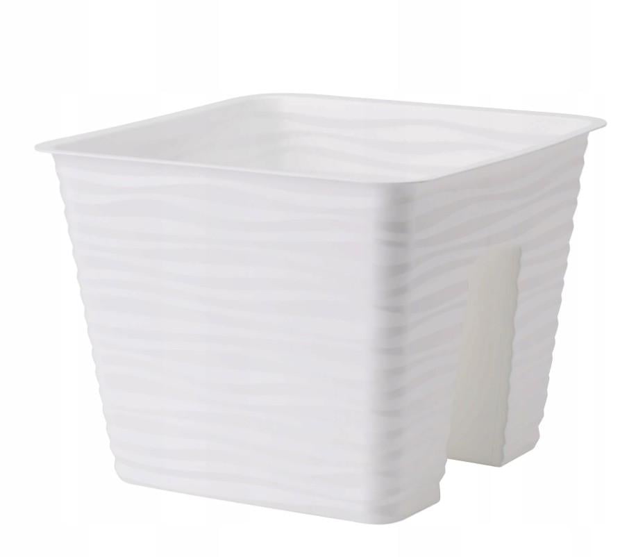 Горшок балконный Form Plastic Сахара 27 Белый (4450-011)