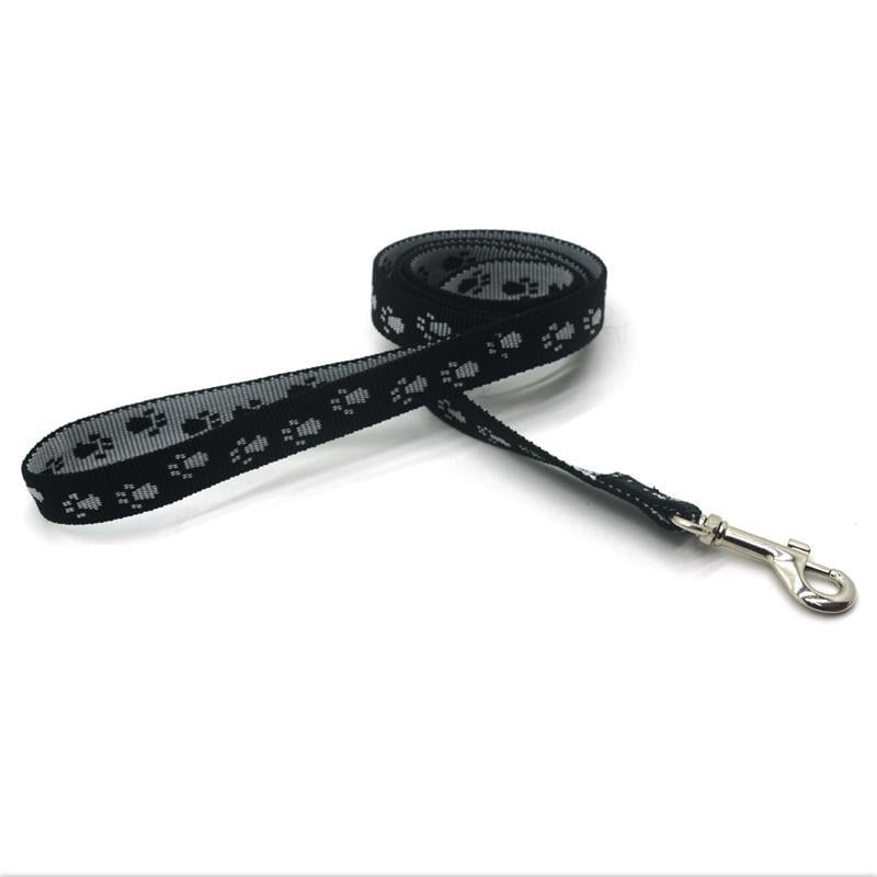 Поводок для собак и кошек Zoo-hunt капроновый Лапки ПКЛ1,6/500 см Черный/Серый - фото 3 Поводок для собак и кошек Zoo-hunt капроновый Лапки ПКЛ1,6/500 см Черный/Серый - фото 3