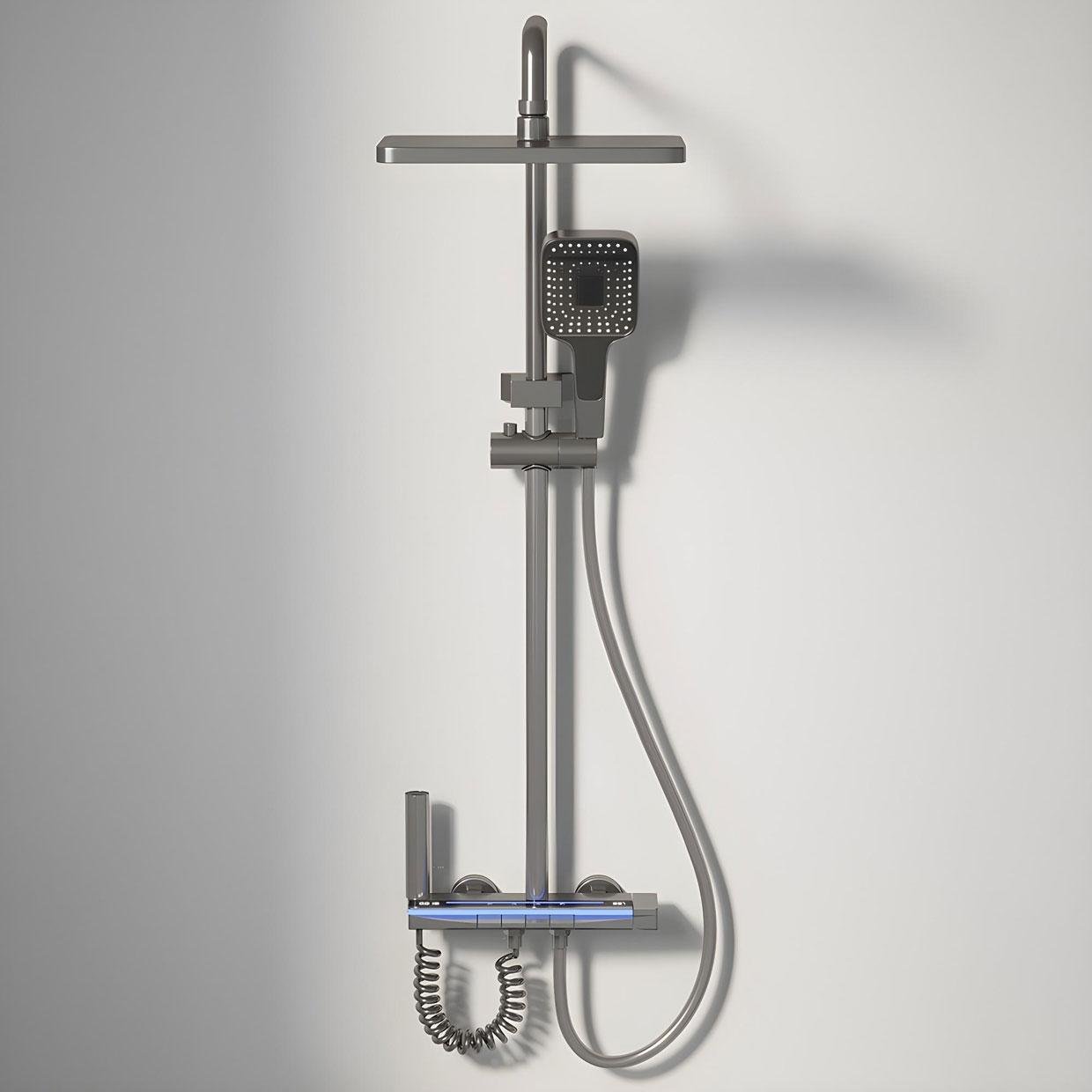 Розумний душ iHunt C15 з LED-дисплеєм 4 режимами регулювання температури та тиску - фото 4