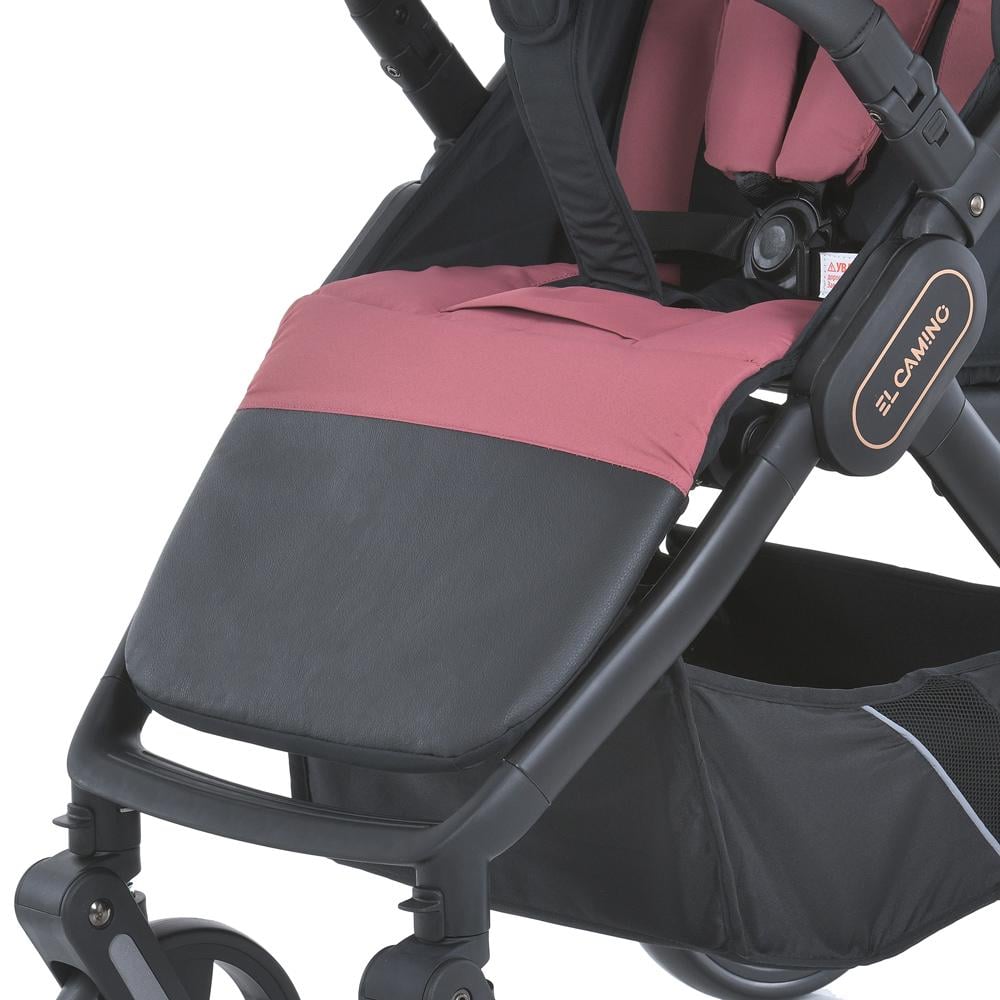 Коляска дитяча El Camino ME 1053-3 DYNAMIC PRO Dusty Rose - фото 17