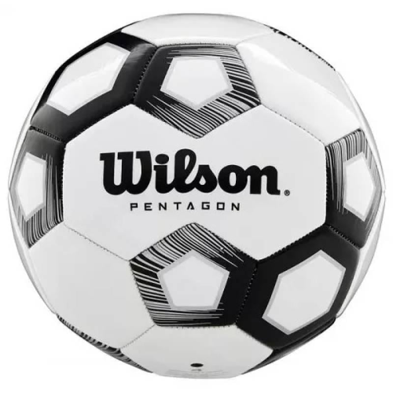 М'яч футбольний Wilson Pentagon size 4 White/Black (WTE8527XB04 4)