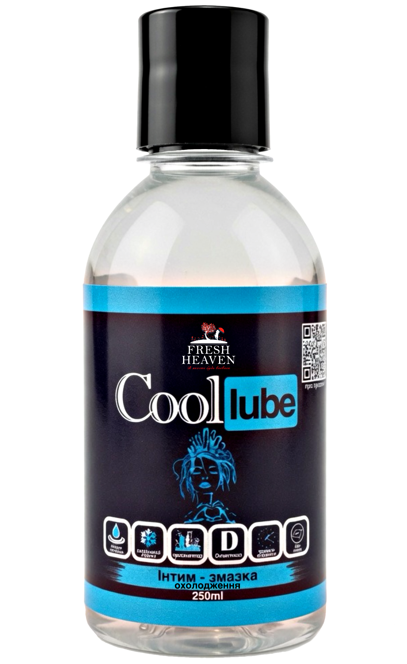 Интим-смазка охлаждающая Fresh Heaven Cool Lube Travel 250 мл (21800024)