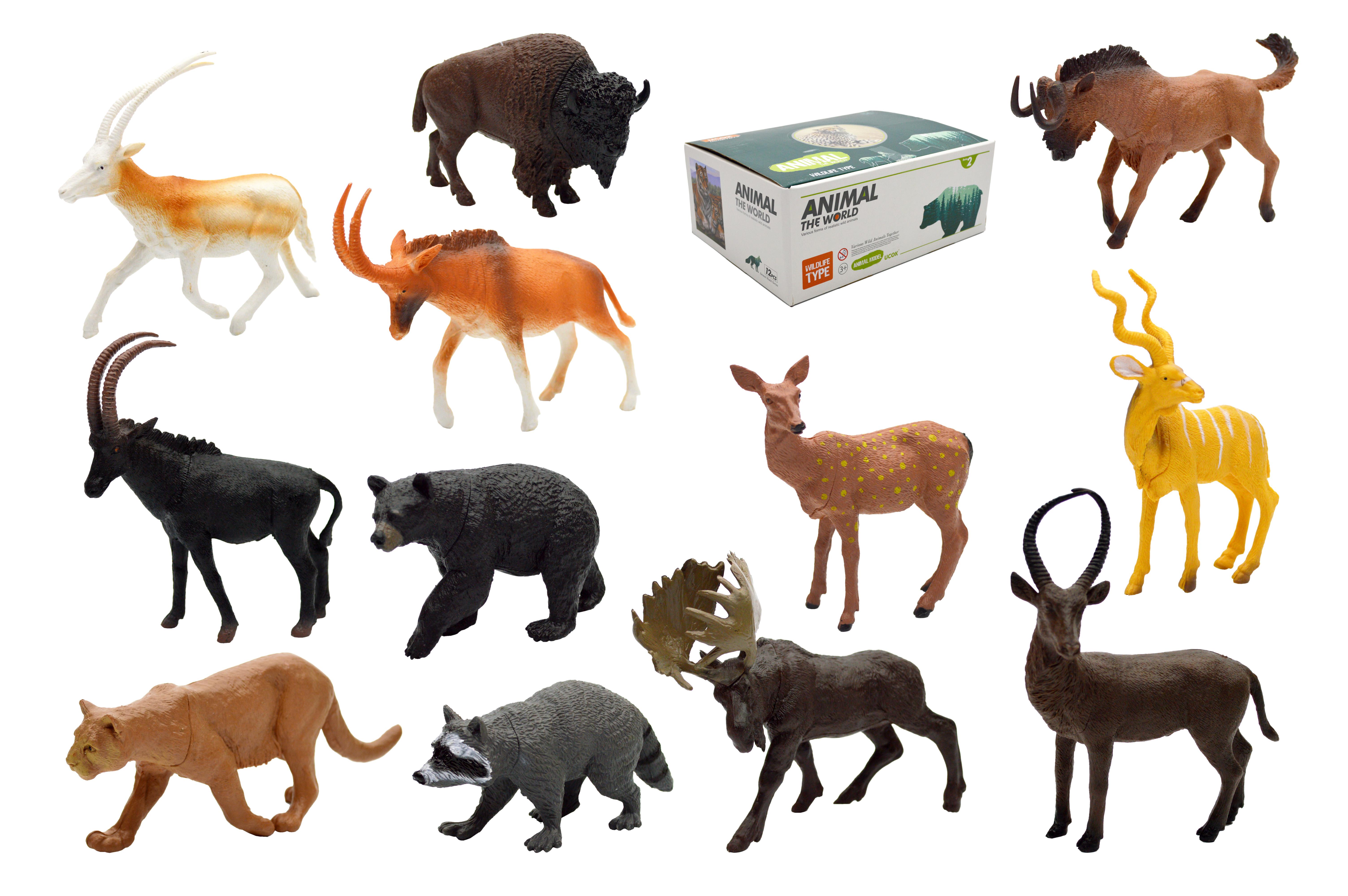 Набор Дикие животные 588-5 12 фигурок