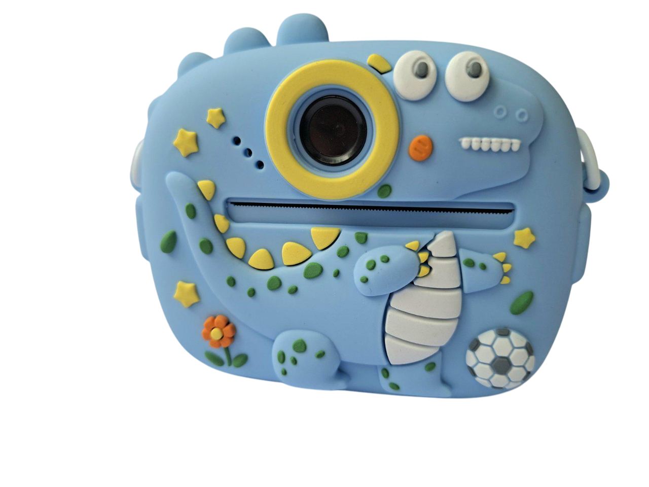 Детский фотоаппарат с моментальной печатью динозавр с мячом (A-1778)