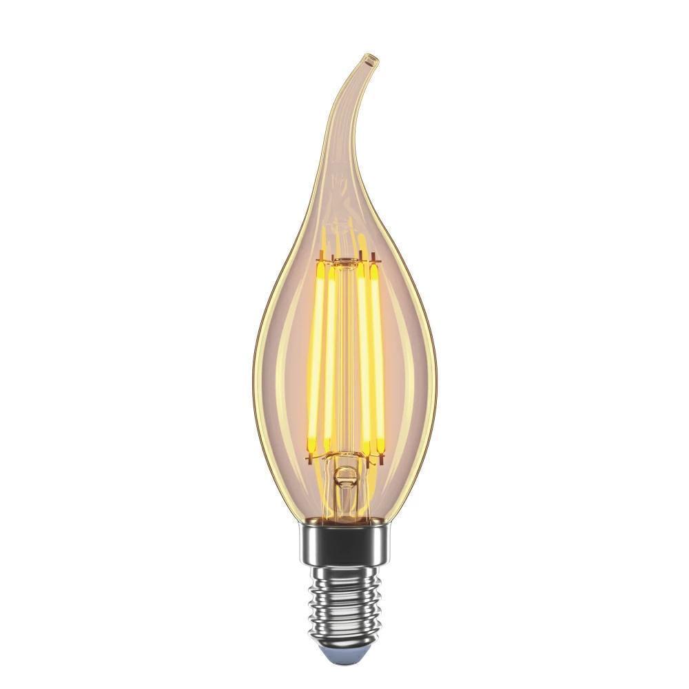 LED-лампа Velmax V-Filament-Amber-C37t 4W E14 2200K 400 Lm (28688359)