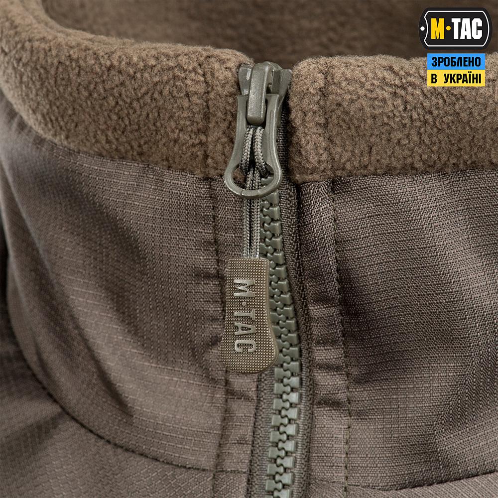 Куртка-кофта флісова M-Tac Alpha Microfleece GenII S Олива (5921) - фото 5