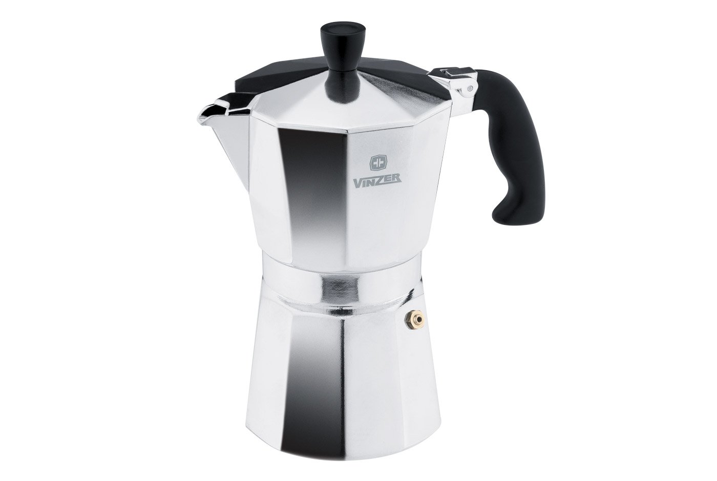 Кофеварка гейзерная Vinzer 89387 Moka Espresso на 9 чашек (7988) - фото 1