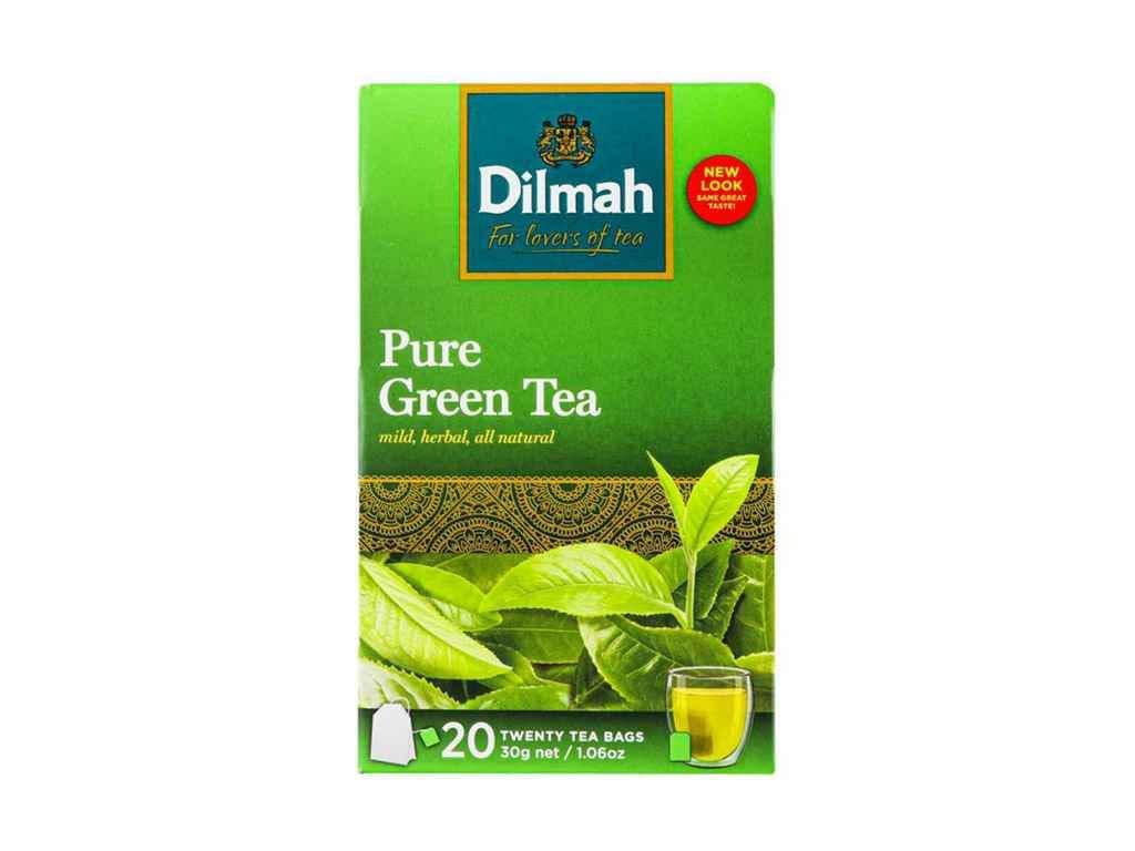 Чай пакетований зелений Dilmah 20 пакетиків Зелений 1,5 г (952807)