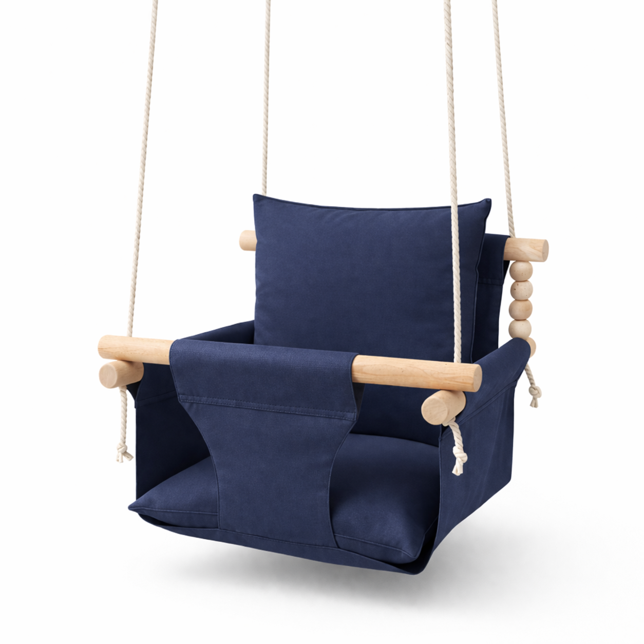 Детские качели подвесные Стандарт хлопок Синий (gs-9184)