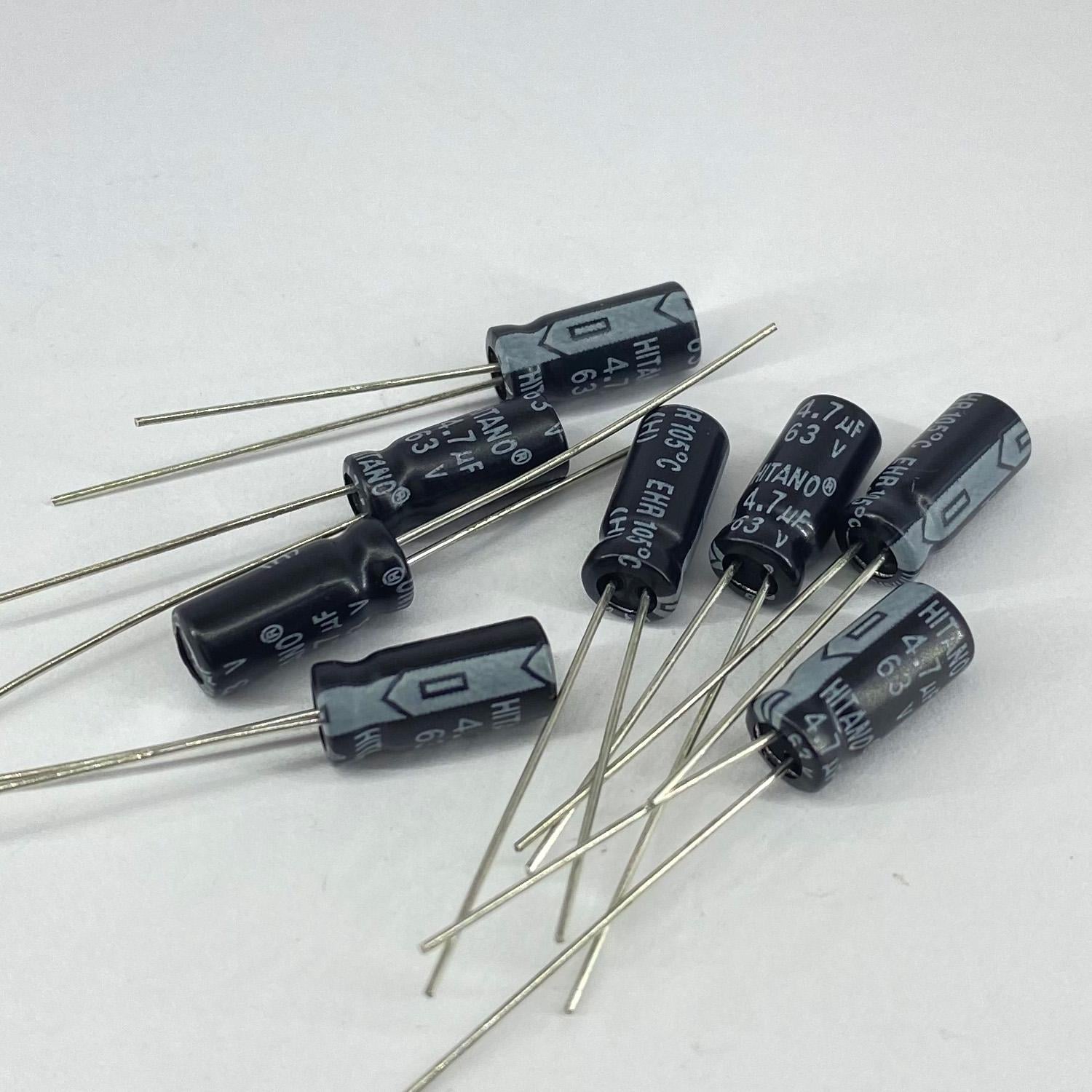 Электролитические конденсаторы HITANO 4,7 мкф 63V 5x11 мм 105 °C (5230)