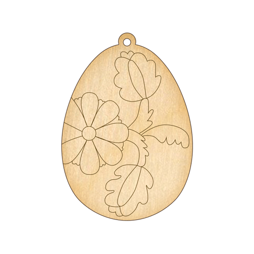 Заготовка з фанери №202 Пасхальне яйце-40 (5917)