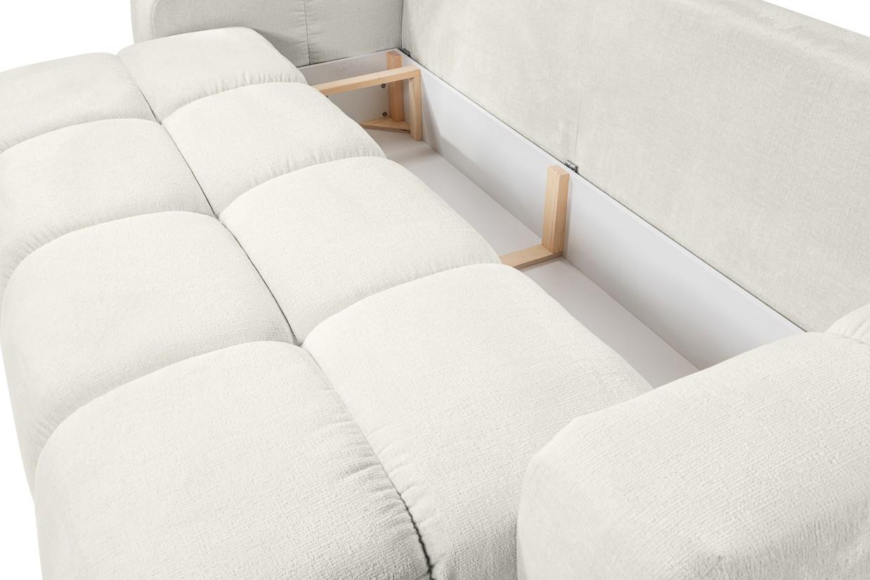 Диван раскладной Perfect Home Soho из натурального дерева/ДСП/ткани Perfect Harmony 02 Светло-бежевый (49720) - фото 9