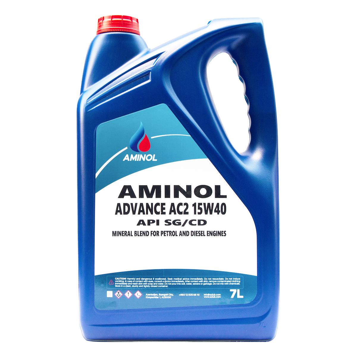 Моторное масло автомобильное Aminol Advance AC2 15W-40 7 л (164946)