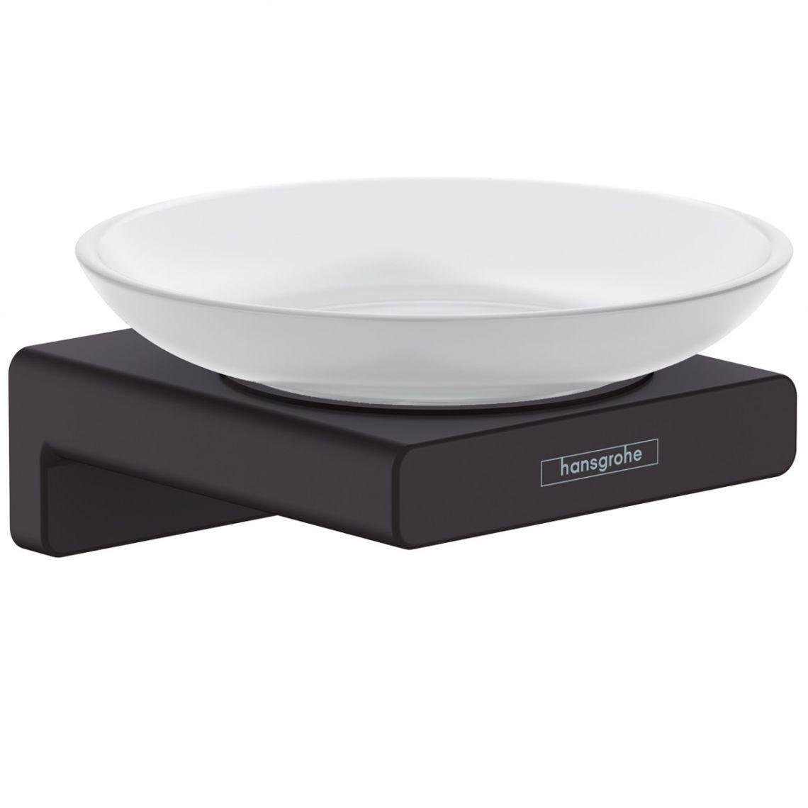 Мыльница подвесная Hansgrohe AddStoris Black matt (41746670)