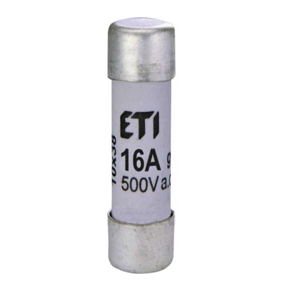 Запобіжник ETI плавкий ЕТІ CH 10х38 gG 16А 500B (2620009)