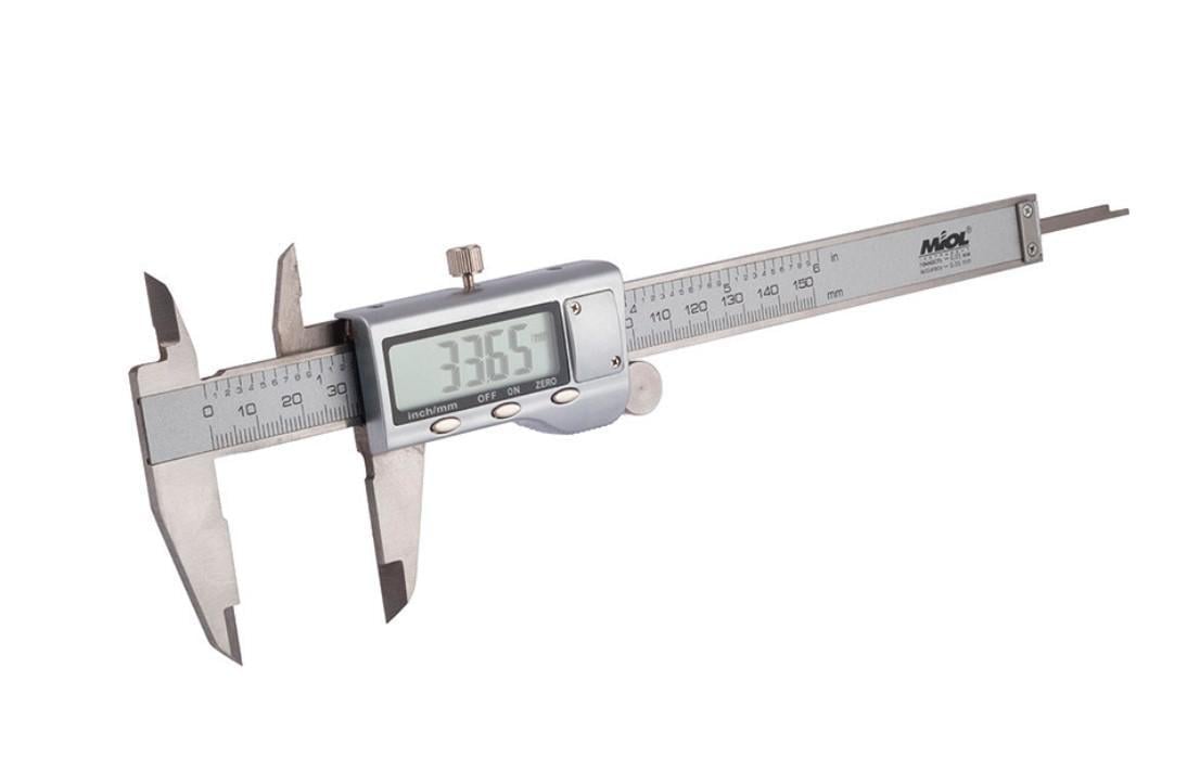 Штангенциркуль цифровой Miol 150 мм 0,01 мм (23584) Штангенциркуль цифровой Miol 150 мм 0,01 мм (23584)