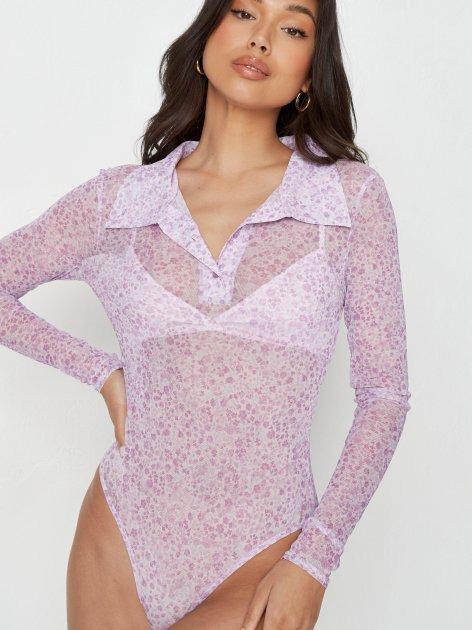 Боди Missguided TJF28572 р. 38 Сиреневый Боди Missguided TJF28572 р. 38 Сиреневый