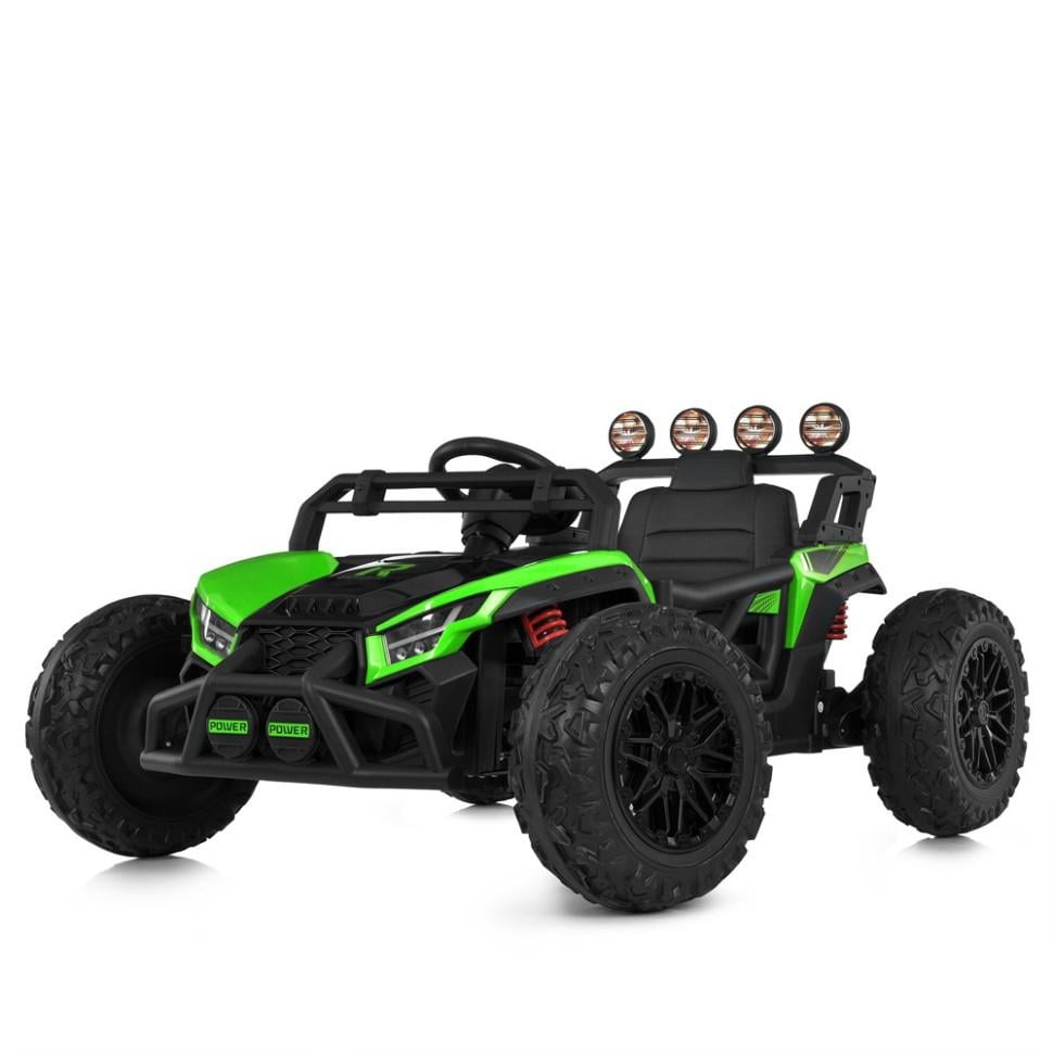 Детский электромобиль Bambi баги 4WD 30 кг с пультом Зеленый (DE-169-E-539)