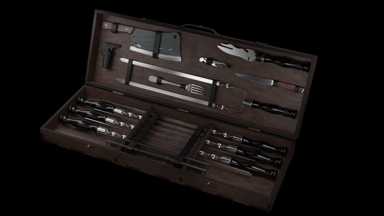 Набор шашлычный Moltis MT-10536 (22733) - фото 7 Набор шашлычный Moltis MT-10536 (22733) - фото 7