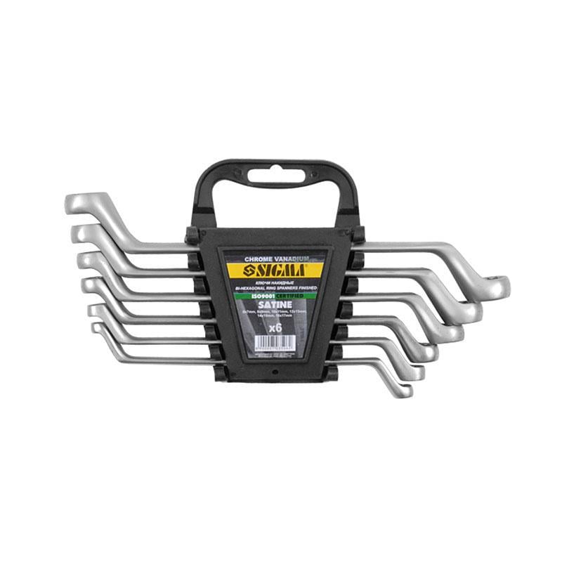 Ключи накидные Sigma CrV satine 6 шт. 6-17 мм (6010041)