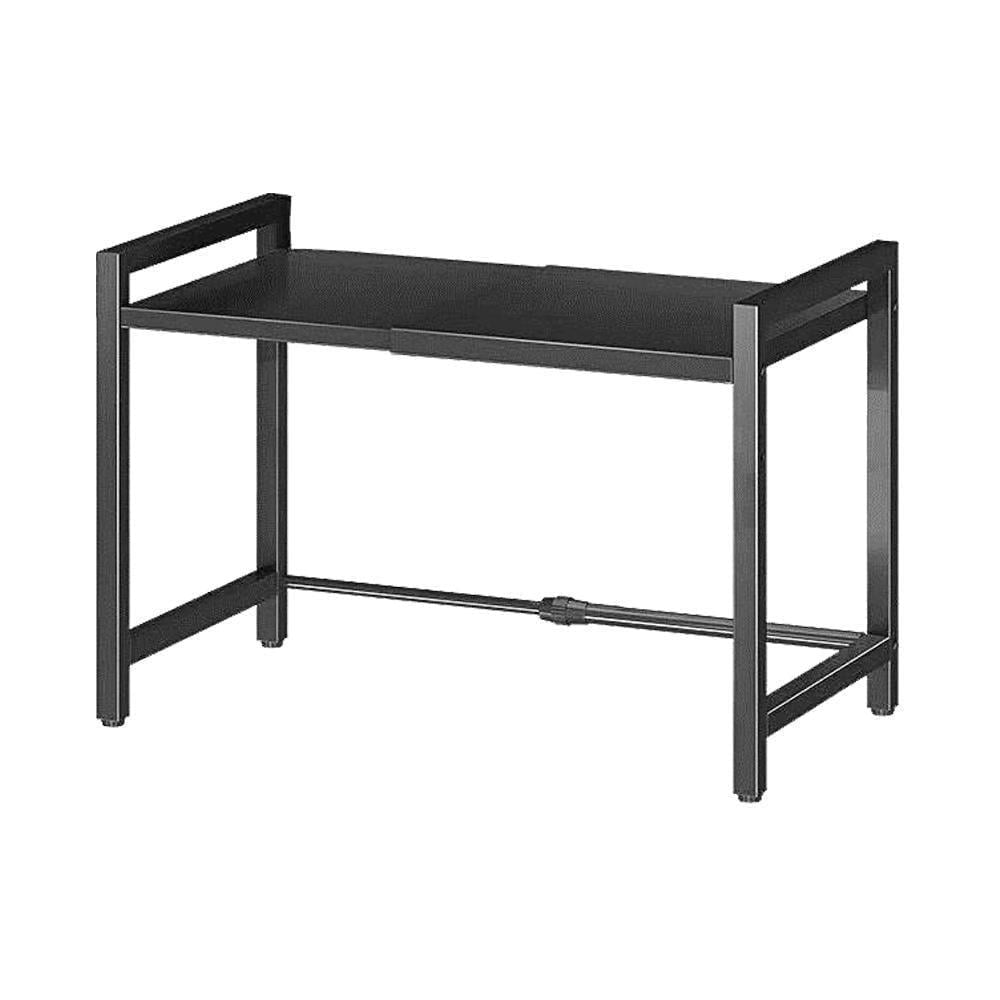 Полочка стеллажная над под микроволновкой с крючками (18668685)