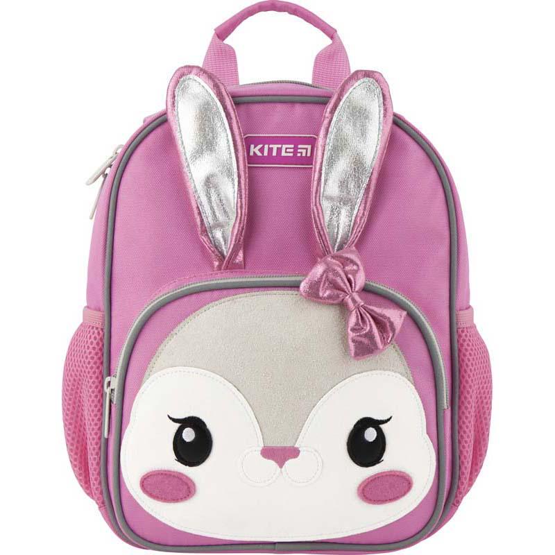 Рюкзак детский с ушками KITE Bunny 29x21x9,5 см 6-15 л Розовый (K20-549XS-1)