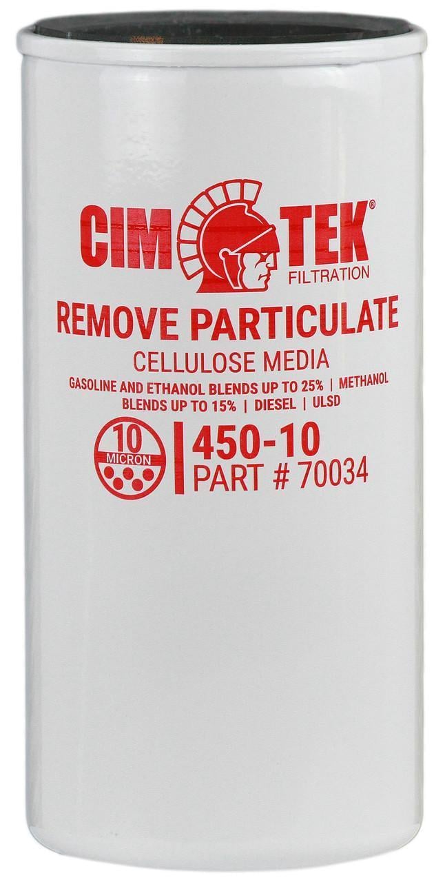 Фильтр тонкой очистки топлива CIM-TEK 450-10 фильтрация 10 микрон до 150 л/мин (PT_CT70034)