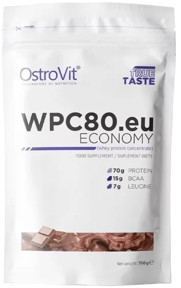 Протеин OstroVit Economy WPC80.eu 700 g 23 servings Chocolate - фото 2