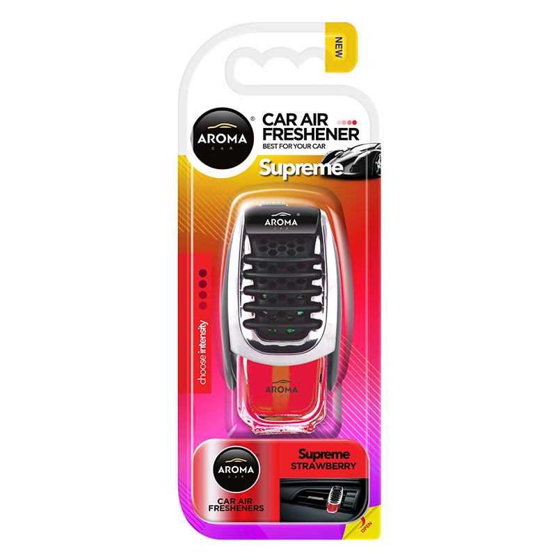 Ароматизатор Aroma Car Supreme Slim Strawberry жидкий 7мл