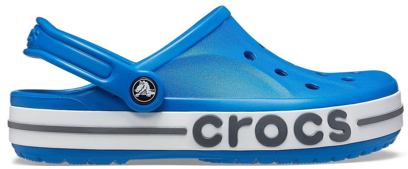 Сабо Crocs Bayaband Clog M10W12 р. 43 28 см Bright Cobalt Slate Grey (205089)