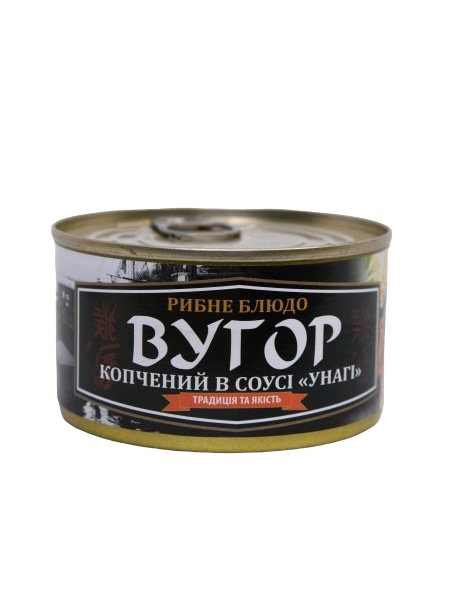 Рыбная консерва Рибацька Артіль "Вугор копчений в соусі Унагі" 230 г (33347818)
