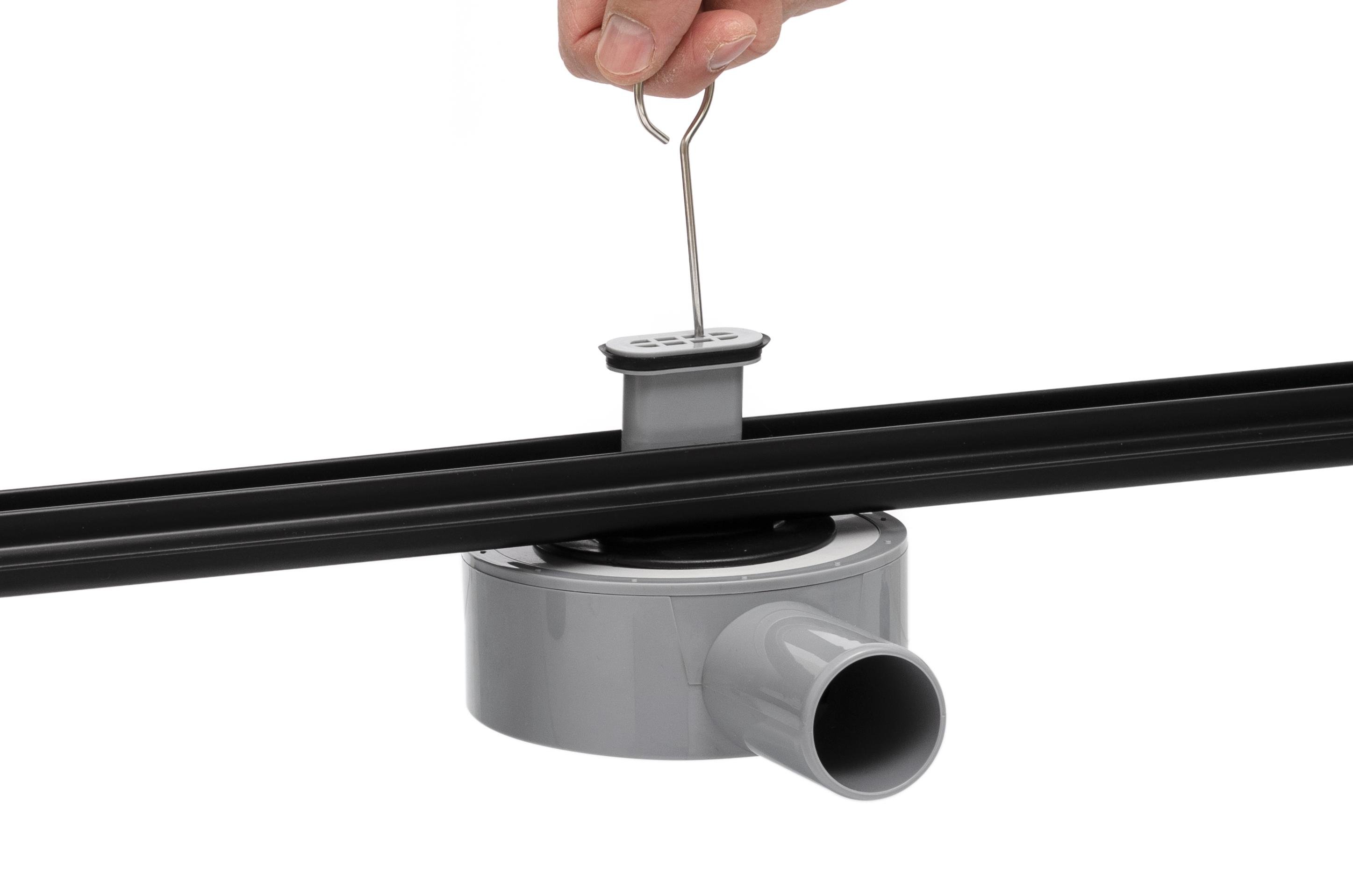 Трап для душу Epelli Slim 70 см Чорний (10103869) - фото 11