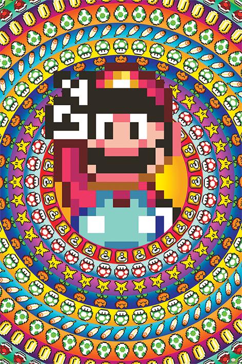 Постер плакат Супер Марио/Super Mario Power Ups 61x91,5 см