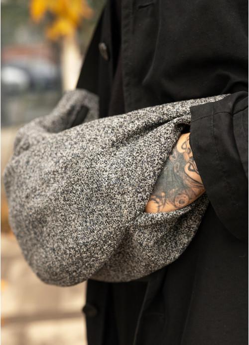 Мужская сумка хобо Sambag тканевая Серый (722058428) - фото 5 Мужская сумка хобо Sambag тканевая Серый (722058428) - фото 5