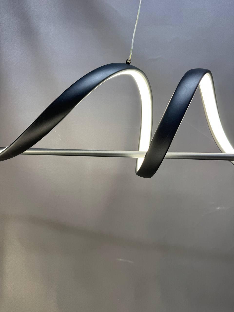 Люстра светодиодная удлиненная Zilini Р8118/1200 120W Черный (29755131) - фото 2 Люстра светодиодная удлиненная Zilini Р8118/1200 120W Черный (29755131) - фото 2