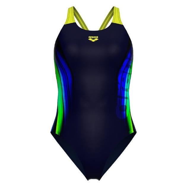 Купальник закрытый для женщин Arena BREATH SWIMSUIT V BACK LB р. 42 Темно-синий (008330-760 42) - фото 1