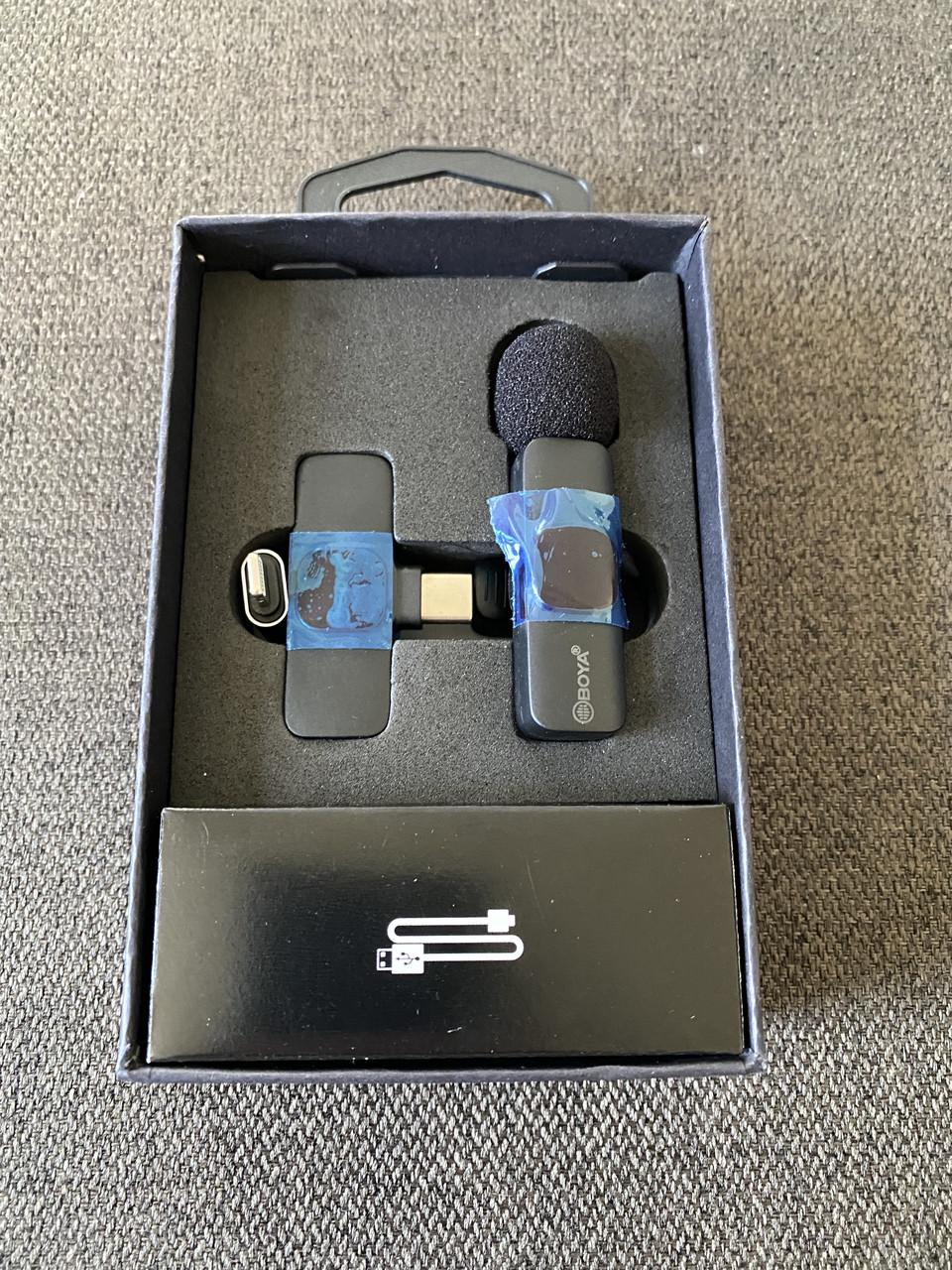 Микрофон петличный беспроводной Boya BY-MW3 Type-C/Lightning петличка для iPhone (2610606745) - фото 6