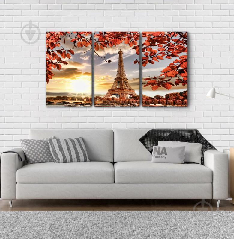 Модульна картина Poster-land Париж Осінь (53х100см) Аrt-189_3А