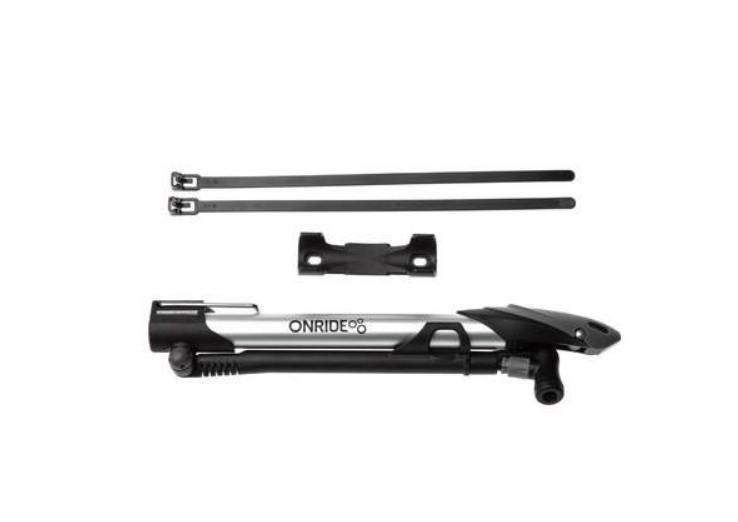 Насос велосипедный OnRide Power компактный напольный 140PSI/9.7Bar AV/PV алюминиевый без манометра (69311100031)
