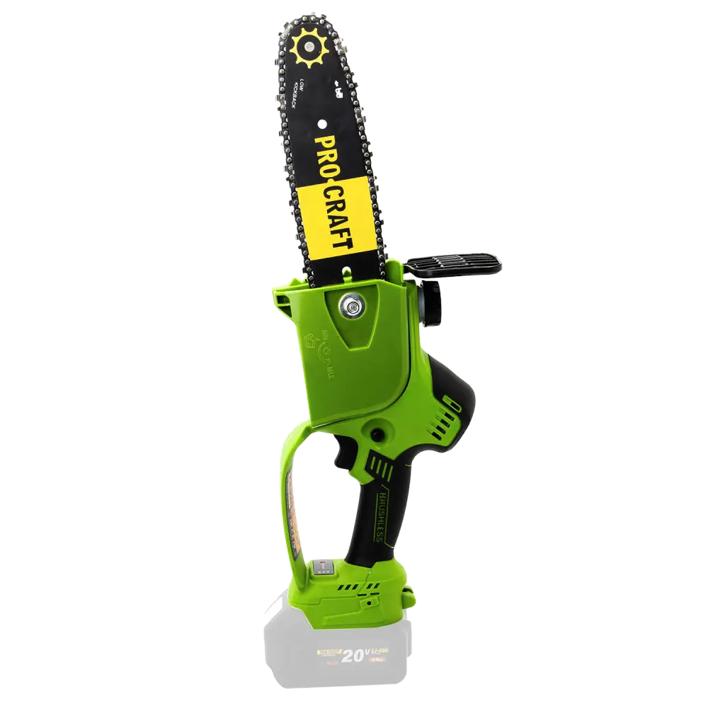 Пила безщіткова акумуляторна ProCraft PKA20 без акумулятора та без зарядного пристрою із захисним кожухом