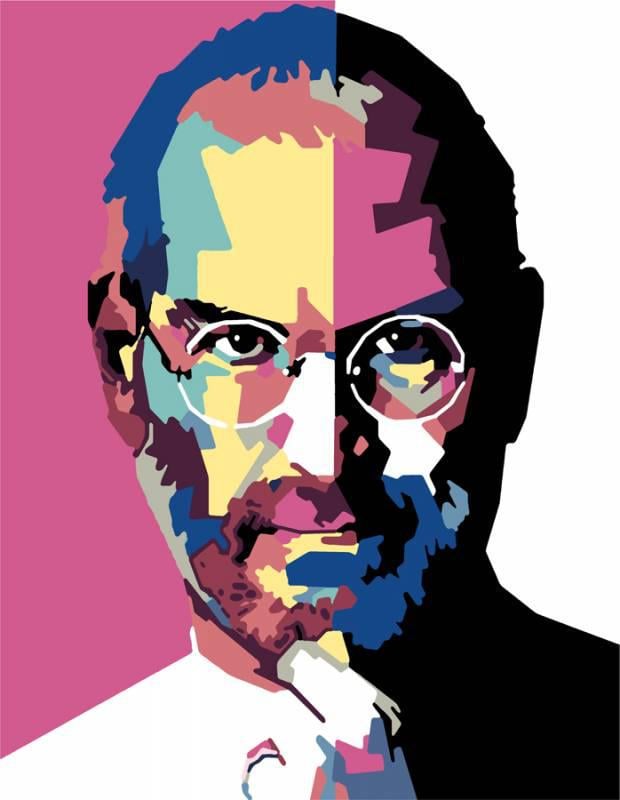 Картина по номерам Rosa Стив Джобс 35х45 см (Az-209974)