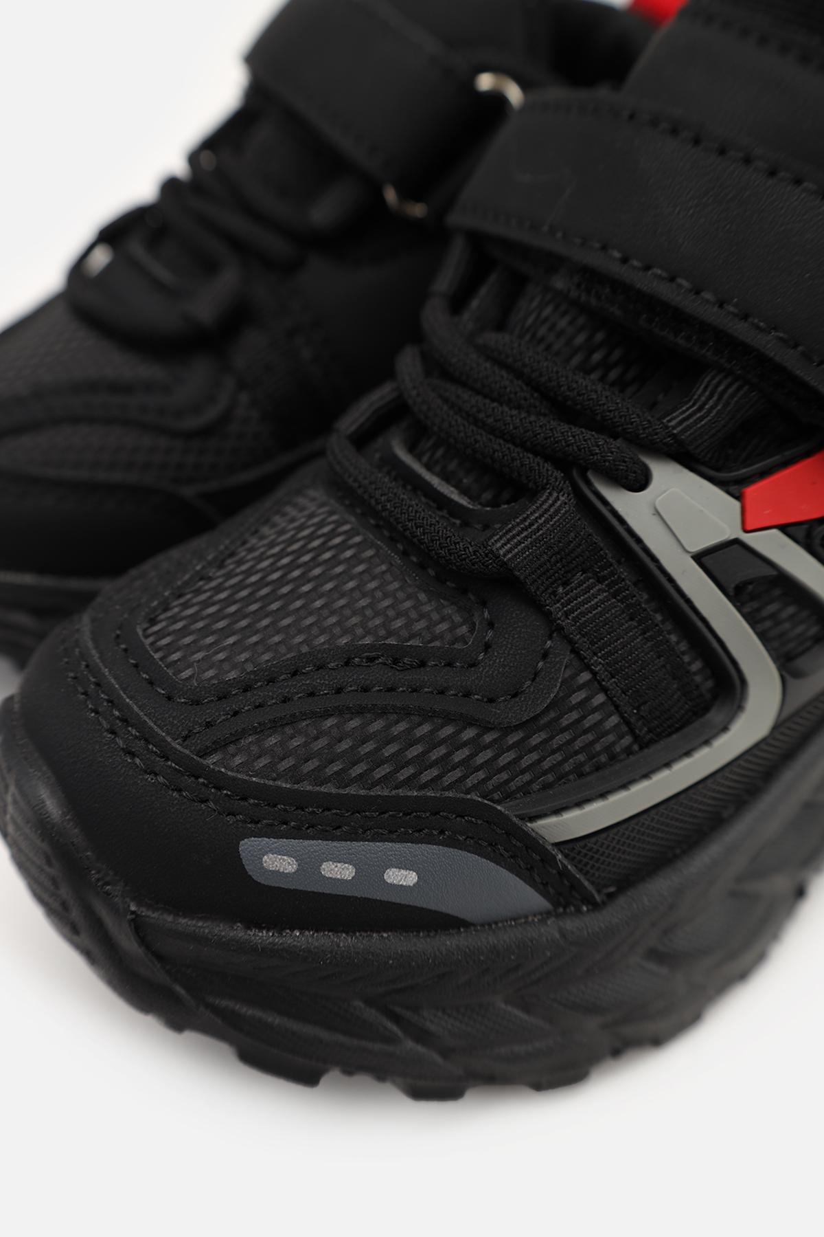 Кроссовки для мальчика ЦБ-00273860 на плоской подошве р. 20 Черный (SKT001056527) - фото 4 Кроссовки для мальчика ЦБ-00273860 на плоской подошве р. 20 Черный (SKT001056527) - фото 4