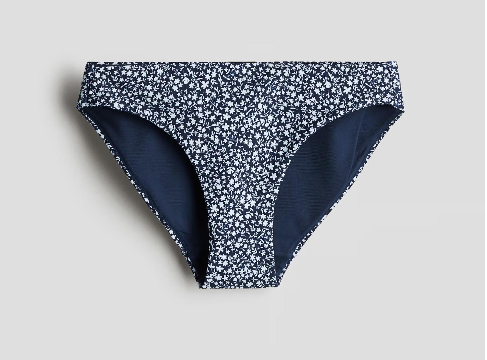 Купальные трусики H&M Цветы 1259617 158-164 см Синий