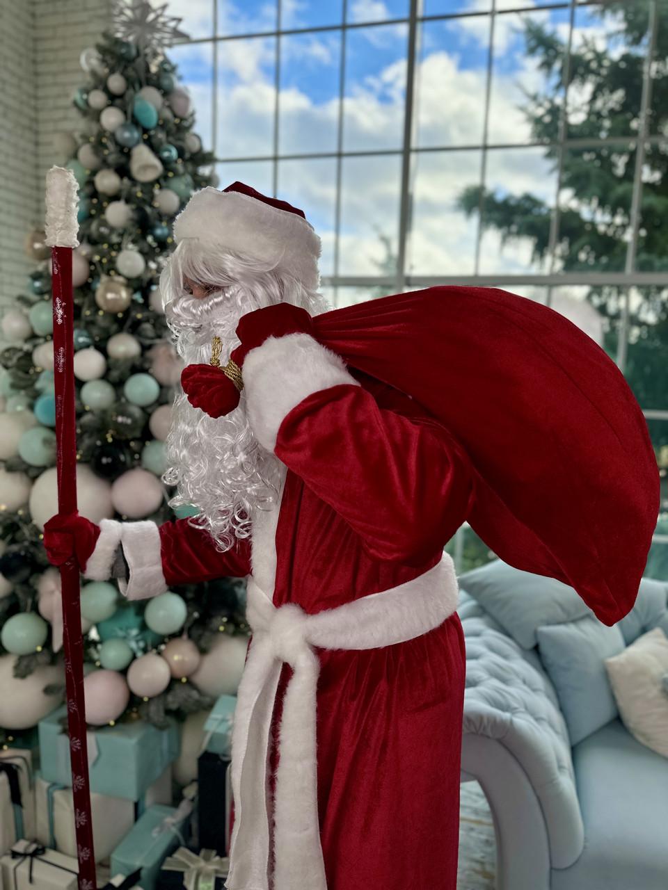 Костюм Санта-Клауса велюровый (санта2) - фото 5 Костюм Санта-Клауса велюровый (санта2) - фото 5