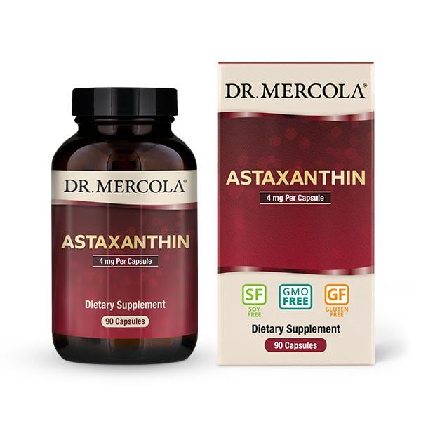 Натуральная добавка Dr. Mercola Astaxanthin 4 мг 90 капс. (9515)
