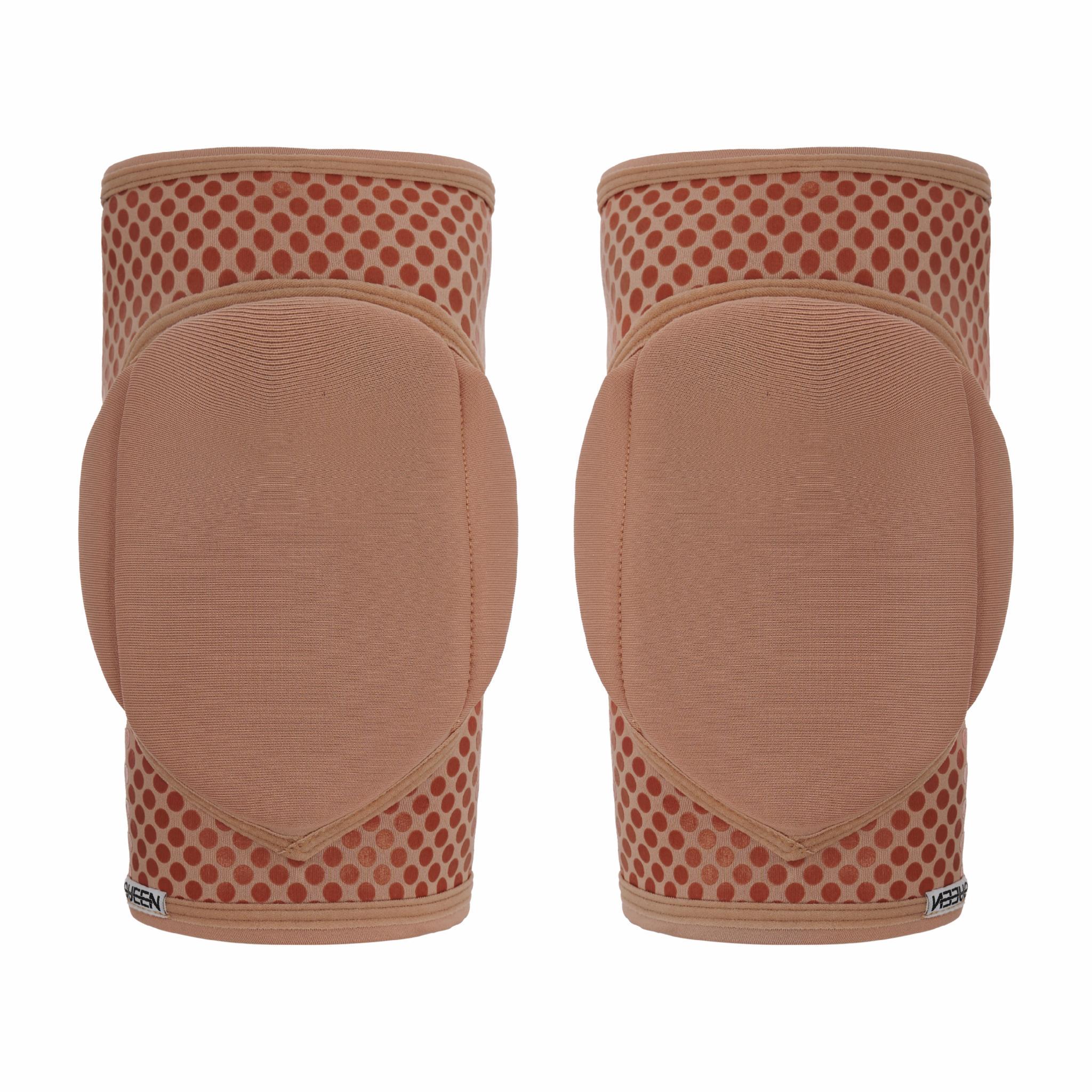 Наколінники липкі для танців пара S Карамельний (QKP_NCG_1042-3)